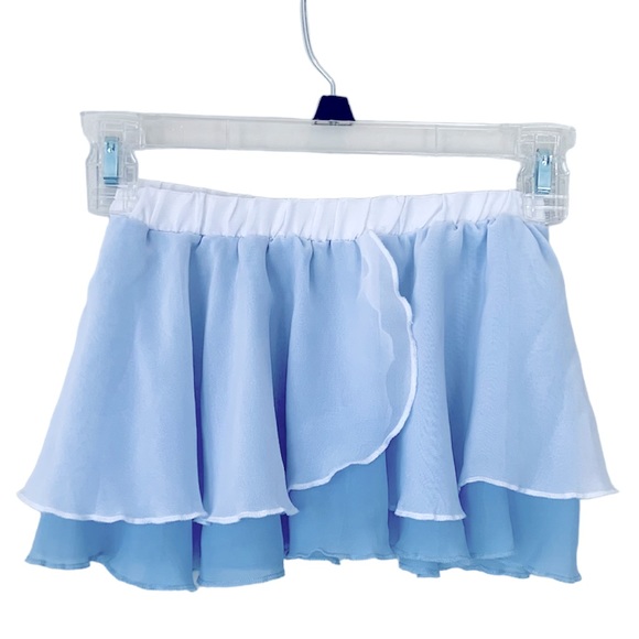 🩰 Blue Leotard and Ruffled Ballet Skirt - Picture 3 of 7